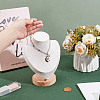  1Pc Microfiber Necklace Display Stands NDIS-NB0001-09-3