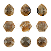 SUPERFINDINGS 9Pcs 3 Style Natural Labradorite Cabochons G-FH0001-27-1