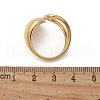 304 Stainless Steel Cuff Rings for Women RJEW-A063-01A-G-4