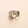 304 Stainless Steel Cuff Rings FS-WGEAFE6-08-1