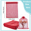 SOFPLATE 30pcs Large Organza Pouches Portable Shoes Bag Travel Storage Drawstring Bags OP-SP0001-03B-04-2