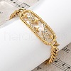 Rectangle 304 Stainless Steel Bracelets BJEW-R011-01G-01-2