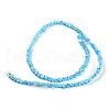 Handmade Millefiori Glass Bead Strands LAMP-J035-4mm-09-6