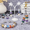 66Pcs 11 Colors Rondelle Resin European Beads RPDL-TA0001-01-7
