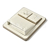 Rectangle Imitation Leather Jewelry Set Display Tray ODIS-K005-05-2
