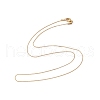 Ion Plating(IP) 304 Stainless Steel Serpentine Chain Necklace for Men Women NJEW-G076-01C-G-2