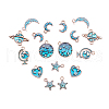 Alloy Enamel Pendants ENAM-CJ0001-26-1