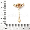 Brass Micro Pave Cubic Zirconia Pendants KK-Z112-26G-3