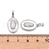 Brass & Shell Pendants KK-N254-208P-3