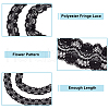 HOBBIESAY 10 Yards Polyester Lace Trim OCOR-HY0001-21-5