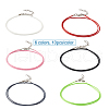 Waxed Cotton Cord Necklace Making MAK-BT0001-03-4