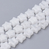 Natural White Jade Beads Strands X-G-Q974-08-1