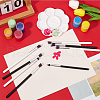 Gorgecraft 2 Sets 2 Styles Wood Makeup Mask Brush FIND-GF0006-73-4