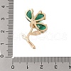 Brass Glass Pendants KK-B100-041G-08-3