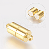 Brass Magnetic Clasps with Loops X-MC027-NFG-2