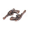 Alloy Pendants X-EA11008Y-R-2