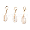 Shell Pendant Decoration HJEW-JM03185-02-3