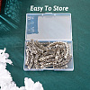 Kissitty 18pcs 9 style Tibetan Style Alloy Tube Beads FIND-KS0001-27-8