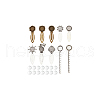  38pcs 14 Styles Alloy with  Iron Bookmark Cabochon Setting FIND-NB0005-25-7