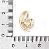 Brass Micro Pave Cubic Zirconia Pendants KK-D283-07G-3