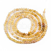 Gradient Style Natural Yellow Opal Beads Strands G-S362-073-2