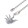 Alloy Resin Ceiling Fan Pull Chain Extenders HJEW-JM00978-01-3