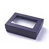 Rectangle Valentines Day Presents Packages Cardboard Jewelry Set Boxes CBOX-S001-90x65mm-02-1