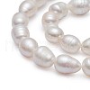 Natural Cultured Freshwater Pearl Beads Strands Rice A23TR011-4