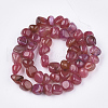 Natural Dragon Veins Agate Beads Strands G-S349-28F-2