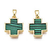 Real 18K Gold Plated Brass Pendants KK-N233-172A-01D-2