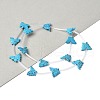 Dyed Synthetic Turquoise Beads Strands G-B136-A04-1