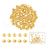 Unicraftale 60Pcs Brass Crimp Beads FIND-UN0004-34A-1