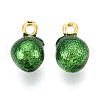 Fruit Alloy Enamel Charms ENAM-N062-06H-1