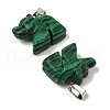 Natural & Synthetic Mixed Gemstone Pendants G-B127-02P-4