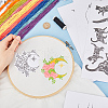 CRASPIRE 2 Sets 2 Style PVA & Cloth Water-soluble Embroidery Aid Drawing Sketch DIY-CP0009-92B-3