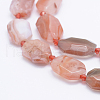 Natural Botswana Agate Beads Strands G-J373-24K-2
