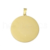 304 Stainless Steel Pendants STAS-C063-06G-03-2