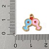 304 Stainless Steel Enamel Charms STAS-P388-19J-G-3