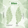 DELORIGIN 300Pcs 6 Styles Transparent Acrylic Pendants FIND-DR0001-41-2