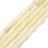 Natural White African Opal Beads Strands G-L624-G12-12x5mm-2