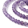 Natural Amethyst Beads Strands G-B037-02A-3