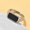 316L Stainless Steel Natural Gemstone Finger Rings for Women RJEW-U054-02C-02P-3