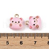 Brass Alloy Charms KK-R226-13G-3