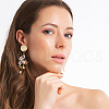 Unicraftale 40Pcs 201 Stainless Steel Flat Round Stud Earring Findings STAS-UN0060-70-6