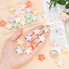 SUNNYCLUE 32pcs 8 colors UV Plating Acrylic Beads MACR-SC0001-48-3