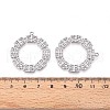 304 Stainless Steel Hollow Pendants STAS-T064-73P-3