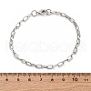 Antique Bronze Tone Iron Cable Chain Bracelet Making X-IFIN-H031-AB-4