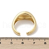Brass Micro Pave Cubic Zirconia Adjustable Cuff Rings for Women RJEW-C129-06G-5