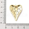 Brass Micro Pave Clear Cubic Zirconia Pendants KK-L228-43B-G-3