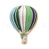 Hot Air Balloon Enamel Pins JEWB-C044-01G-02-1